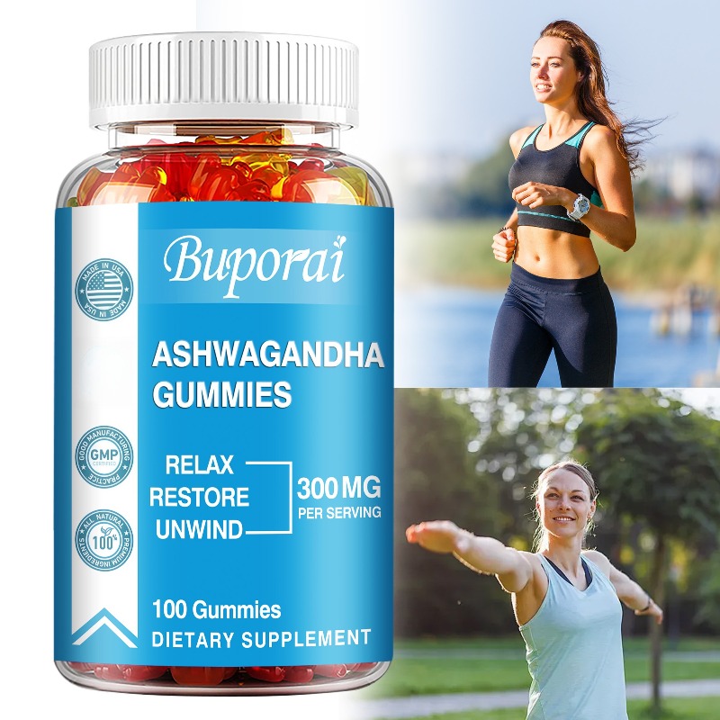 Ashwagandha Extract Root - Żelki Ashwagandha - Wspomagają Regenerację Mięśni,