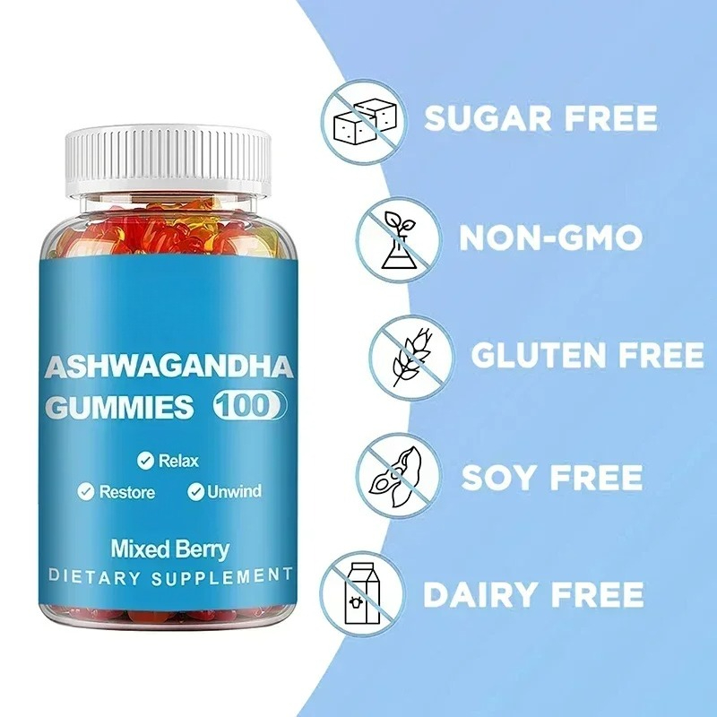 Żelki z Ashwagandą - Redukują  – Ashwagandha Extract Root recenzja i cena