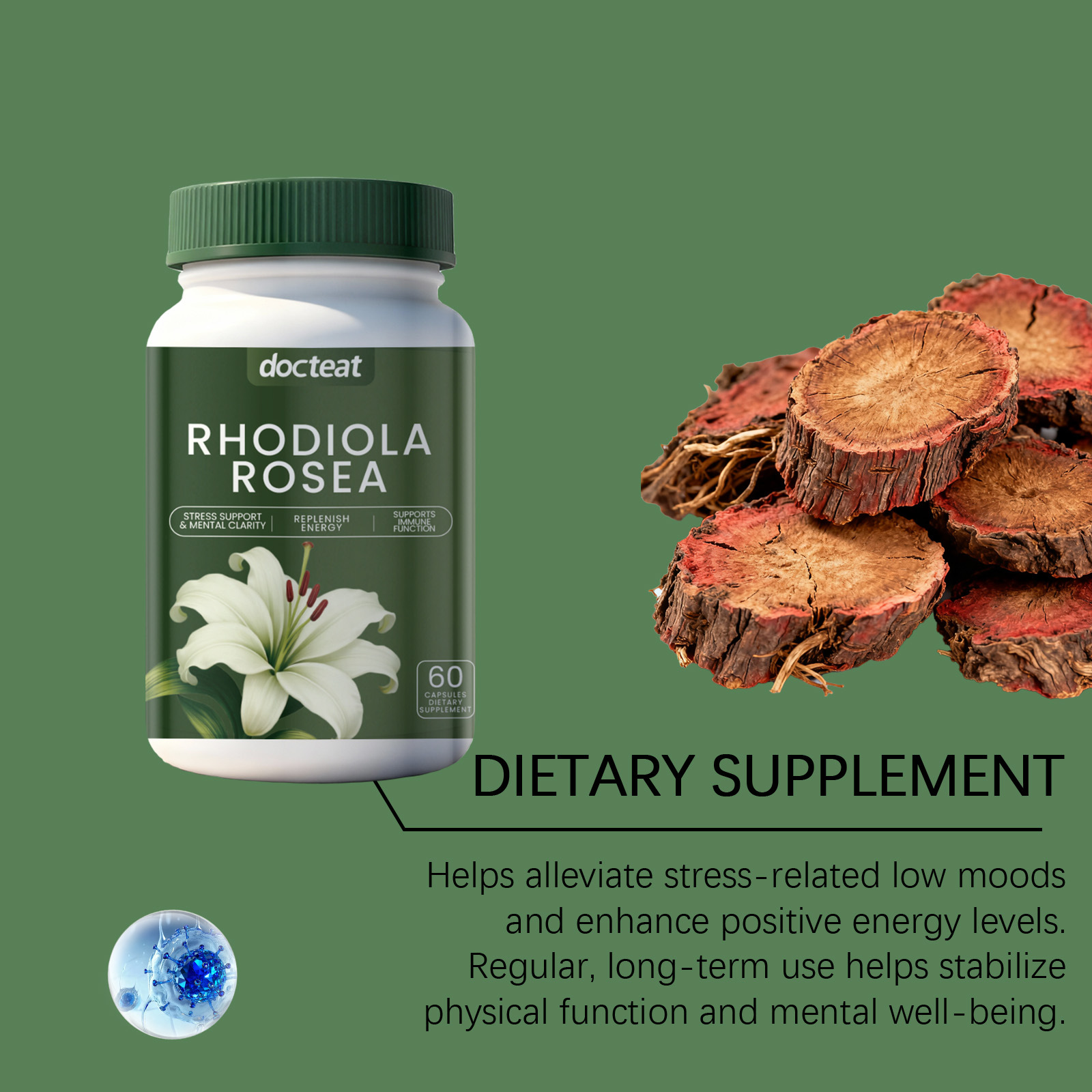 Kapsułki DOCTEAT dla Zdrowia M – Nutrition Fitness Health recenzja i cena