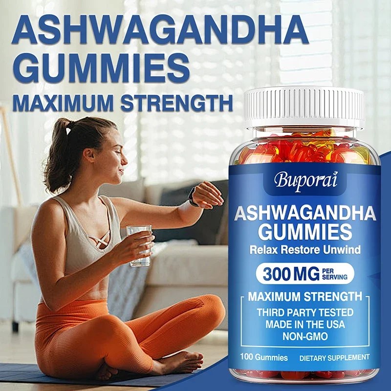 Żelki z Ashwagandą - Redukcja  – Ashwagandha Extract Root recenzja i cena